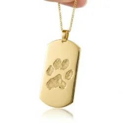 Personalized jewelry fingerprint pendant necklace. Thumbprint jewellery. Keepsake or memorial jewellery.