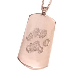 fingerprint name handprint footprint pawprint pet memorial keepsake gift 9ct gold sterling silver Melbourne Australia uneik jewellery unique