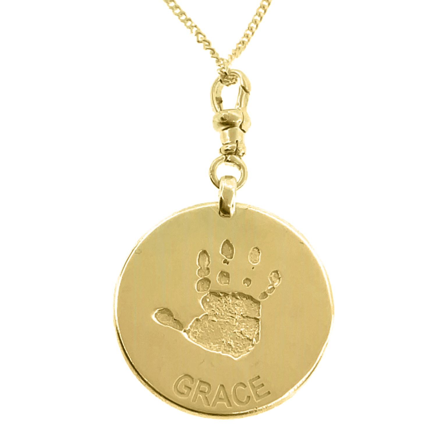 Uneik Jewellery - fingerprint name handprint footprint pawprint pet memorial keepsake gift 9ct gold sterling silver Melbourne Australia unique