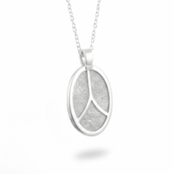 Personalised jewellery fingerprint pendant necklace. Thumbprint jewellery. Keepsake or memorial jewellery.