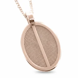 Personalised jewellery fingerprint pendant necklace. Thumbprint jewellery. Keepsake or memorial jewellery.