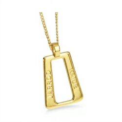 2 name triange personalised name jewellery