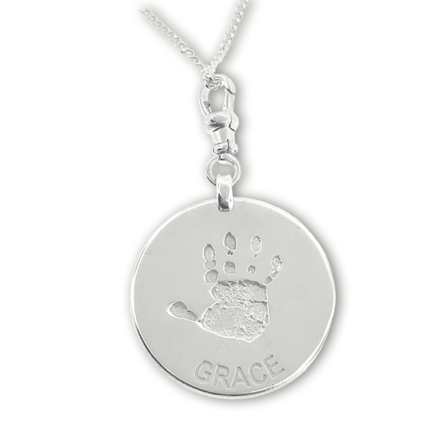 Uneik Jewellery - fingerprint name handprint footprint pawprint pet memorial keepsake gift 9ct gold sterling silver Melbourne Australia unique