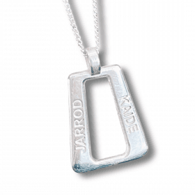 Uneik Jewellery - fingerprint name handprint footprint pawprint pet memorial keepsake gift 9ct gold sterling silver Melbourne Australia unique