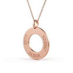 family round customized personalised name jewellery