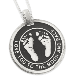 personalised jewellery that features your loved ones handprint, footprint, fingerprint, name or a special moment. Create a beautiful keepsake or a memory piece of unique jewelry.