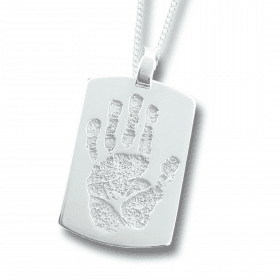 personalised jewellery that features your loved ones handprint, footprint, fingerprint, name or a special moment. Create a beautiful keepsake or a memory piece of unique jewelry.