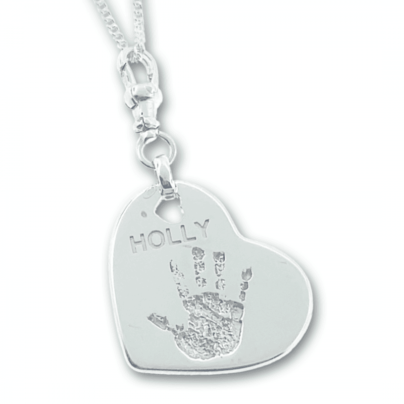 Personalized jewelry by Uneik Jewellery Australia. Made with fingerprint, handprint, footprints and names. 9ct gold and sterling silver.