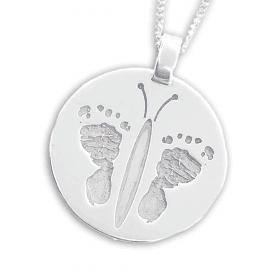 personalised jewellery that features your loved ones handprint, footprint, fingerprint, name or a special moment. Create a beautiful keepsake or a memory piece of unique jewelry.