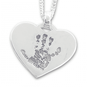 personalised jewellery that features your loved ones handprint, footprint, fingerprint, name or a special moment. Create a beautiful keepsake or a memory piece of unique jewelry.