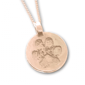 Uneik Jewellery - fingerprint name handprint footprint pawprint pet memorial keepsake gift 9ct gold sterling silver Melbourne Australia unique