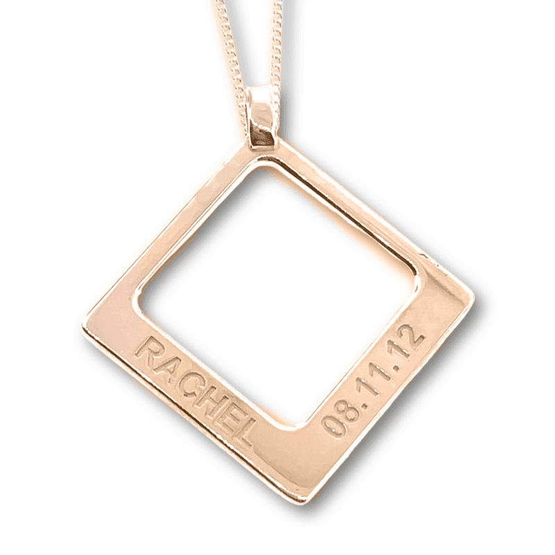 Uneik Jewellery - fingerprint name handprint footprint pawprint pet memorial keepsake gift 9ct gold sterling silver Melbourne Australia unique