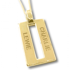 Uneik Jewellery - fingerprint name handprint footprint pawprint pet memorial keepsake gift 9ct gold sterling silver Melbourne Australia unique