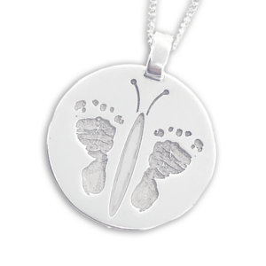 fingerprint name handprint footprint pawprint pet memorial keepsake gift 9ct gold sterling silver Melbourne Australia uneik jewellery unique