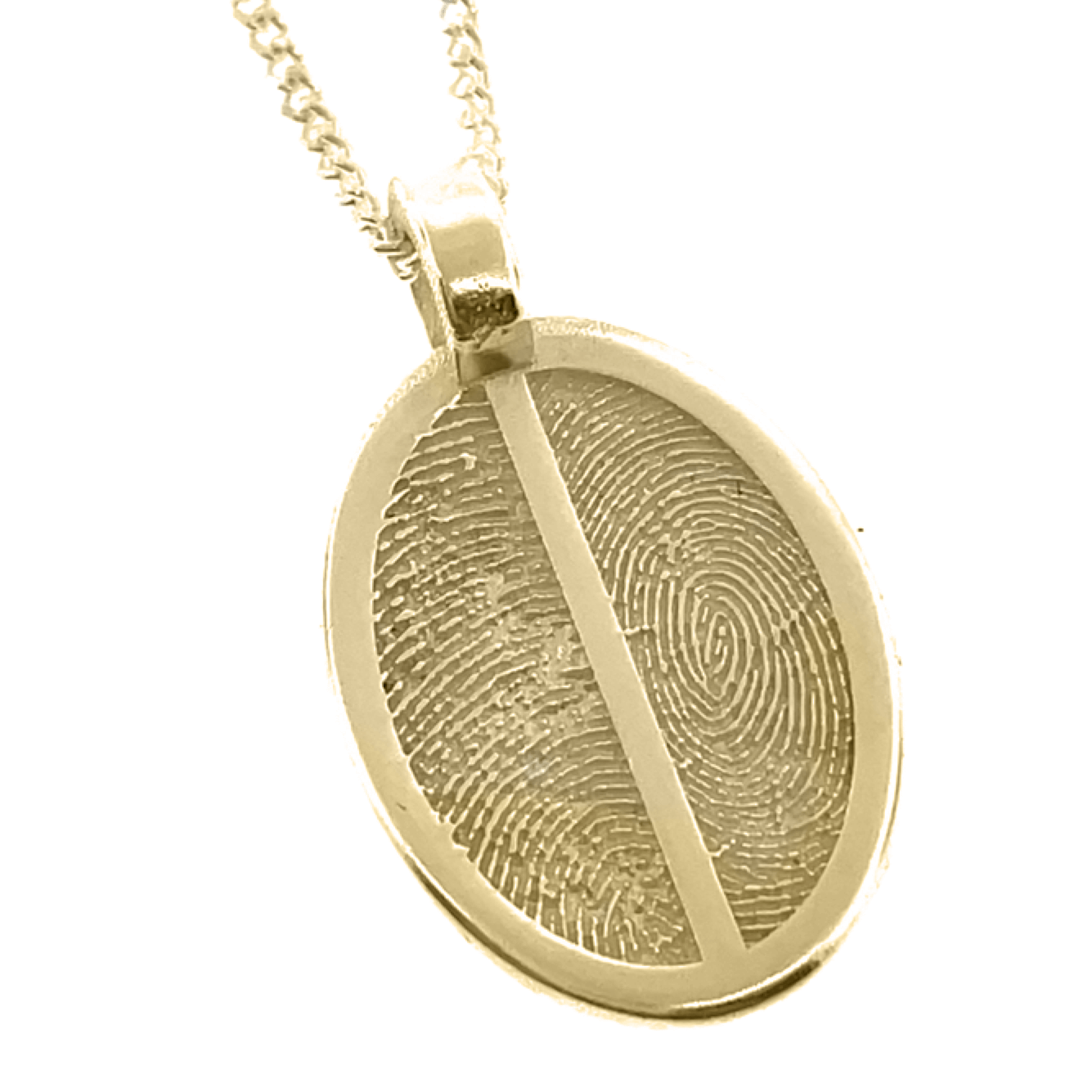 9ct gold fingerprint jewellery