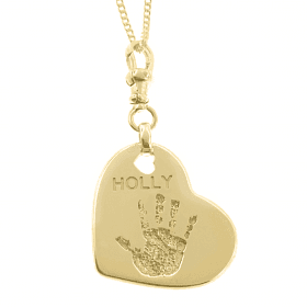 Uneik Jewellery - fingerprint name handprint footprint pawprint pet memorial keepsake gift 9ct gold sterling silver Melbourne Australia unique