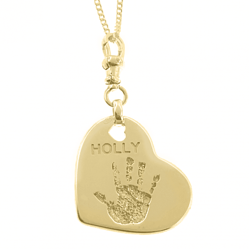 Uneik Jewellery - fingerprint name handprint footprint pawprint pet memorial keepsake gift 9ct gold sterling silver Melbourne Australia unique