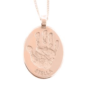 Uneik Jewellery - fingerprint name handprint footprint pawprint pet memorial keepsake gift 9ct gold sterling silver Melbourne Australia unique