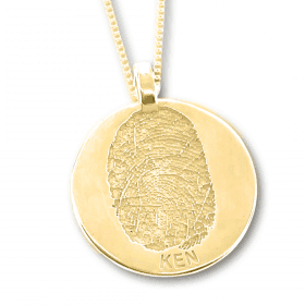 Uneik Jewellery - fingerprint name handprint footprint pawprint pet memorial keepsake gift 9ct gold sterling silver Melbourne Australia unique