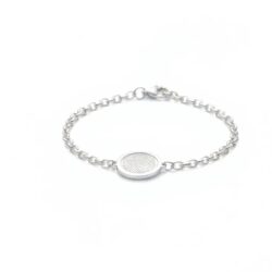 Personalized jewelry fingerprint pendant necklace. Thumbprint jewellery. Keepsake or memorial jewellery.