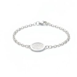 Personalized jewelry fingerprint pendant necklace. Thumbprint jewellery. Keepsake or memorial jewellery.