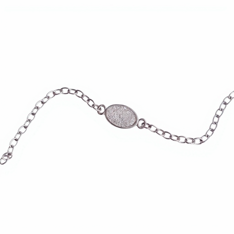 Personalized jewelry fingerprint pendant necklace. Thumbprint jewellery. Keepsake or memorial jewellery.