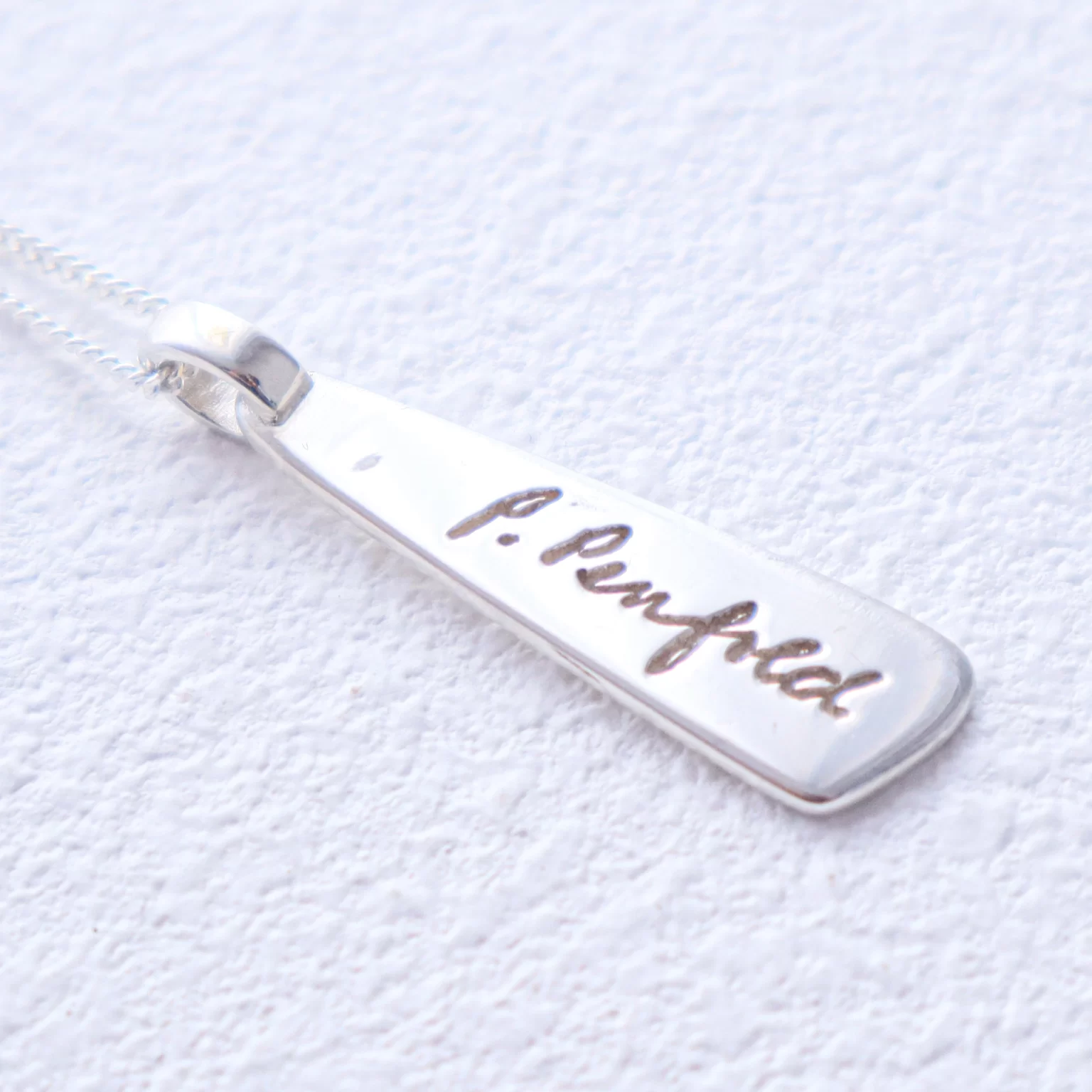 signature silver necklace