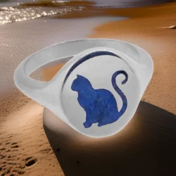 Cat ashes cremation ring