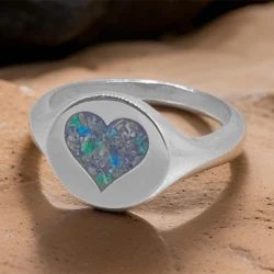Ashes jewellery or cremation jewellery, made in Australia from 9ct Gold and Sterling Silver. Human and Pet ashes. Memorial Jewellery.