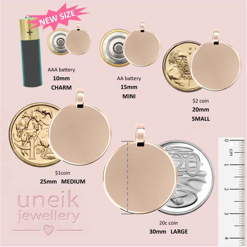 new charm size pieces added to uneik jewellery range