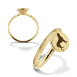 Sterling Silver or White Gold ashes jewellery pendant with necklace with pet cremation ashes. Handcrafted in Australia. Pet memorial jewellery by Uneik Jewellery and Memories4Life.