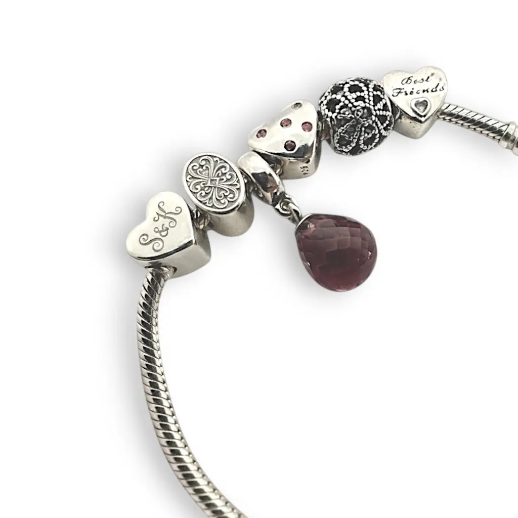 Oval Charm Bead, Ivy, with Cremation Ashes - 9ct Gold or Sterling Silver - Image 9